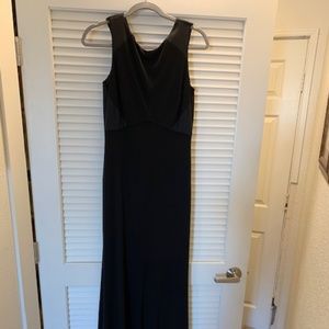 Formal Black Dress with scoop back